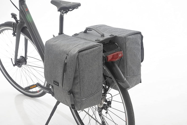 New Looxs Unisex-Adult Nova Double Racktime Doppelpacktasche 32 Liter Grau, 32 Liter Grau