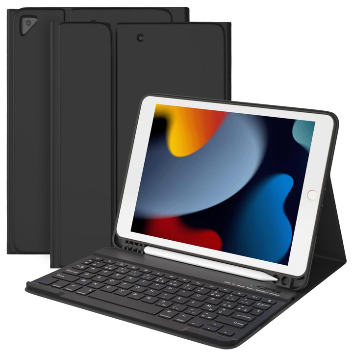 BQSS Tastatur Hülle für iPad 10.2 Zoll (9/8/7 Generation), für iPad Air 3rd und iPad Pro 10.5, Magne