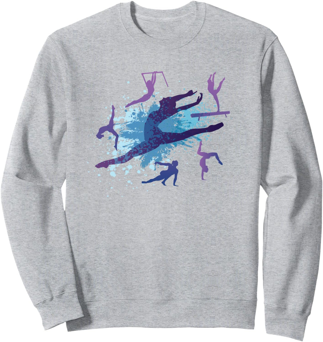 Turner Silhouetten Gymnastik Sport Sweatshirt