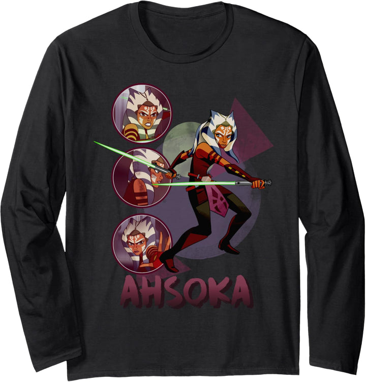 Star Wars Forces of Destiny Ahsoka Expression Shapes Langarmshirt