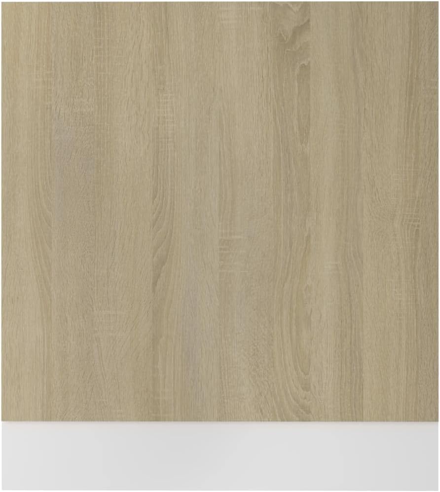 Geschirrspülerblende Sonoma-Eiche 59,5x3x67 cm Holz Küchenarbeitsplatte SpüLmaschine Teilintegriert