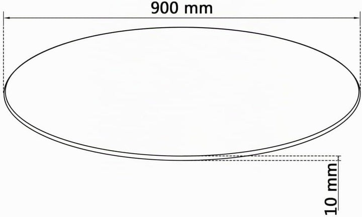vidaXL Tischplatte Esstischplatte Glasplatte Ersatztischplatte Couchtischplatte Gartentischplatte Ge