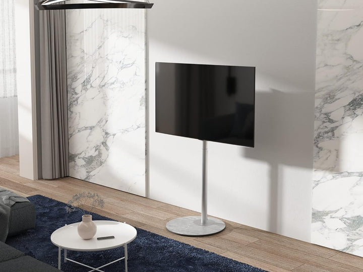 FITUEYES Design TV Ständer TV Bodenständer Höhenverstellbar Drehbar TV Standfuss Fernsehständer mit