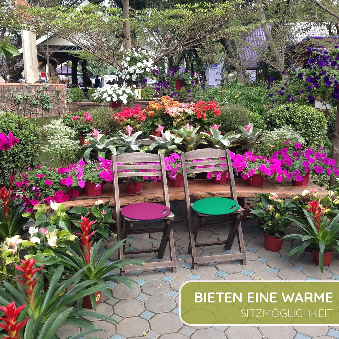 Yate doppeltes Schaumstoff Sitzkissen - 18 Stück in einem Set - doppelseitig - wasserdicht und schmu