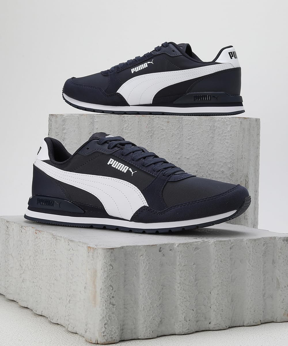 PUMA Unisex St Runner V3 Nl Sneaker 36 EU Parisian Night Puma White, 36 EU Parisian Night Puma White