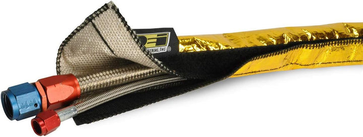 Design Engineering 010458 Hitzeschutz, goldfarben, 1,27 cm – 3,8 cm Innendurchmesser. x 91 cm Schnur