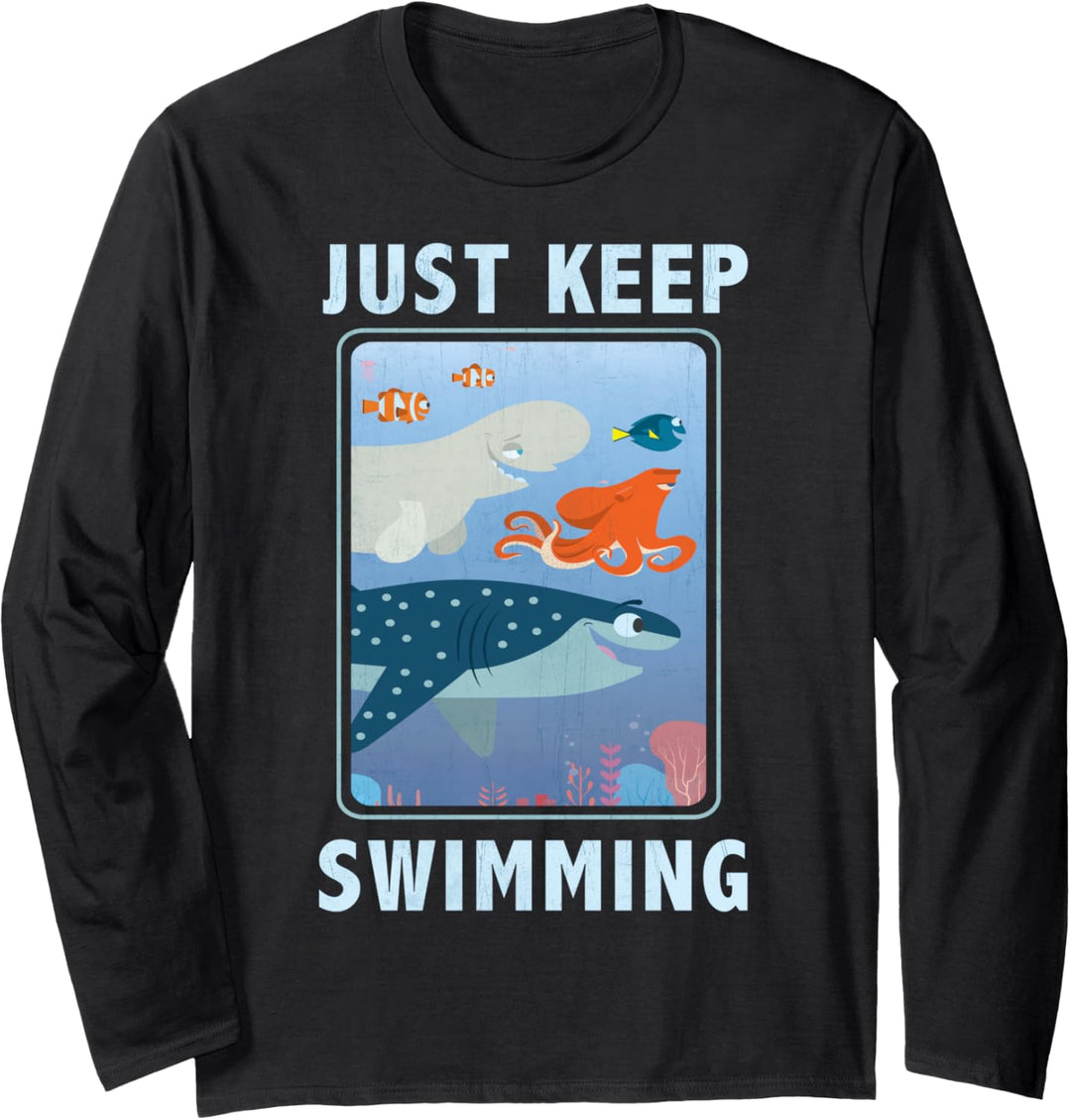 Disney Pixar Finding Dory Just Swim Together Langarmshirt