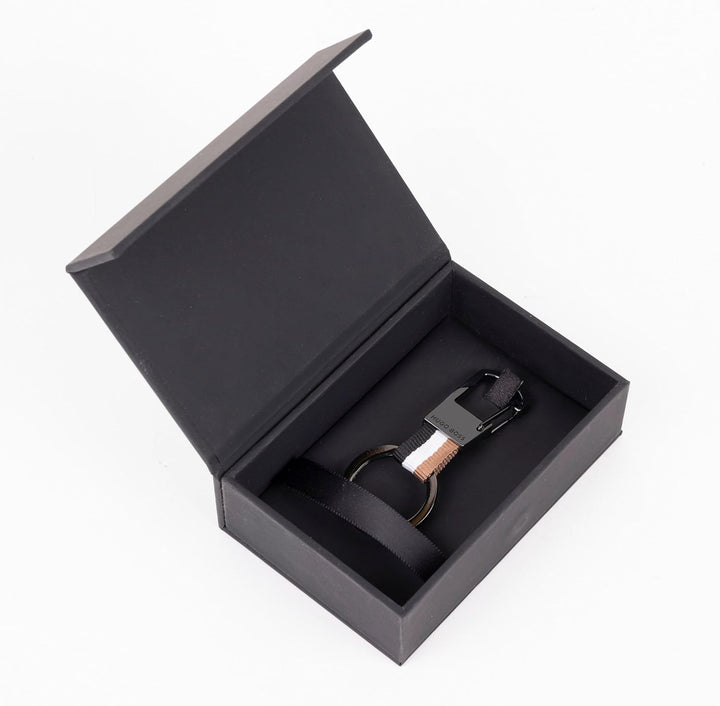 BOSS Hugo Schlüsselanhänger Iconic | Hochwertige Geschenkbox