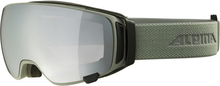 ALPINA Unisex - Erwachsene, DOUBLE JACK MAG Q Skibrille, moongrey, One size Einheitsgrösse moongrey,