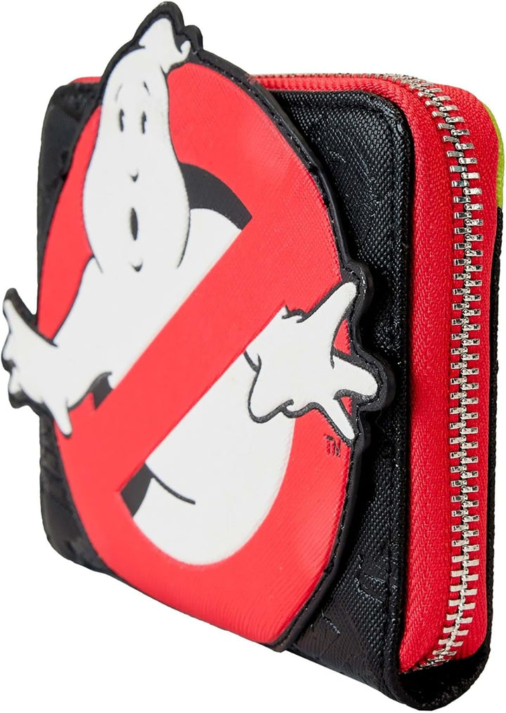 Loungefly Geldbörse mit umlaufendem Ghostbusters-Logo, Schwarz, Einheitsgrösse