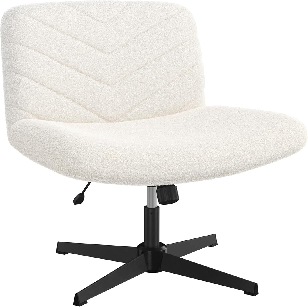 Yaheetech Bürostuhl, Ergonomischer Schreibtischstuhl mit breitem Sitzkissen, Höhenverstellbar Drehst