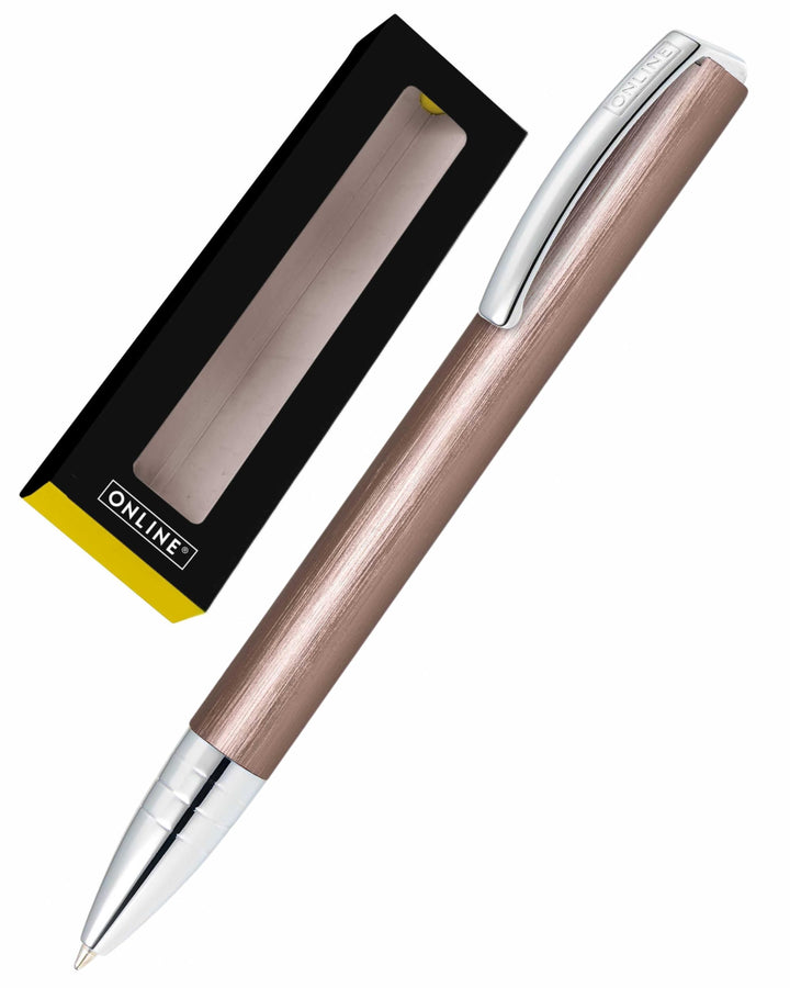 ONLINE Kugelschreiber Vision Smokey Rose I Drehkugelschreiber mit Standard Grossraummine in Stärke M