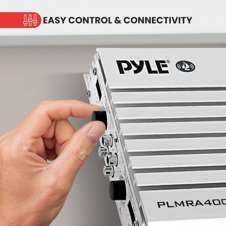 Pyle 4-Kanal 400 Watt Wasserdicht Marin Verstärker