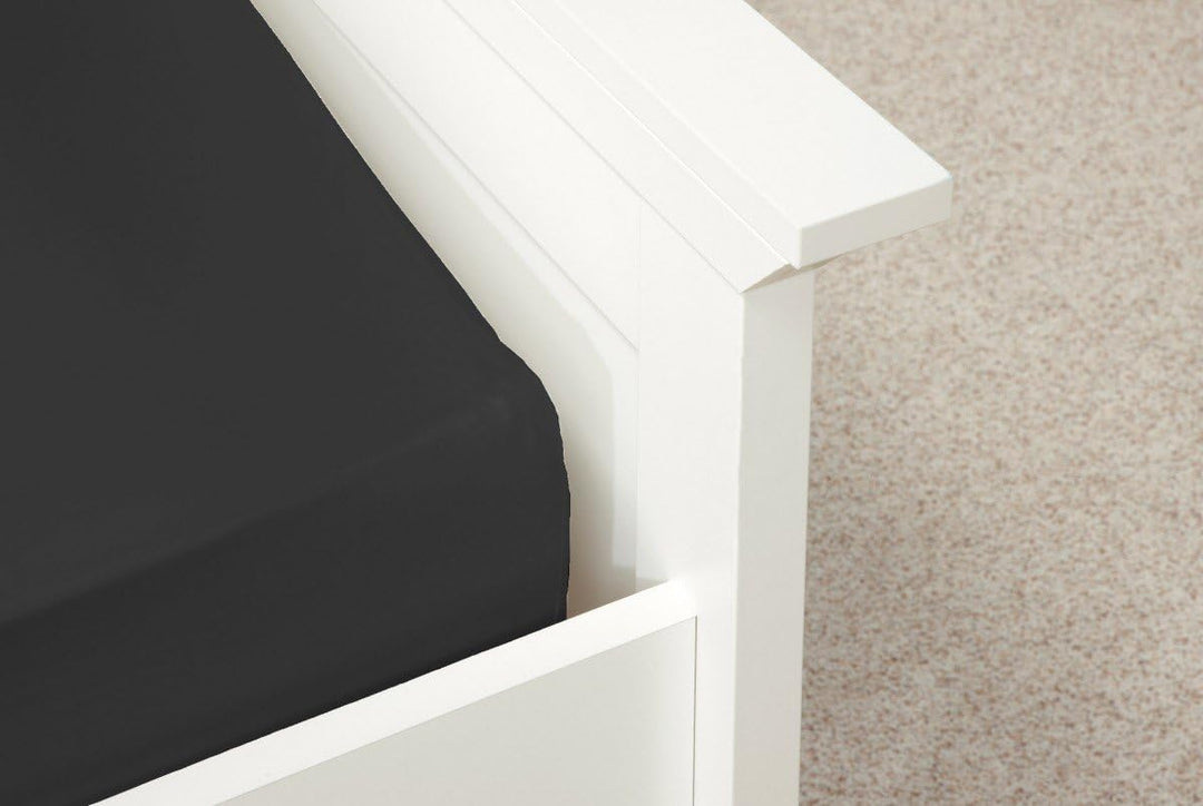 MISTRAL HOME Spannbettlaken Perkal Uni Bettlaken Laken Ägyptische Baumwolle Einfarbig, Farbe:Raven G