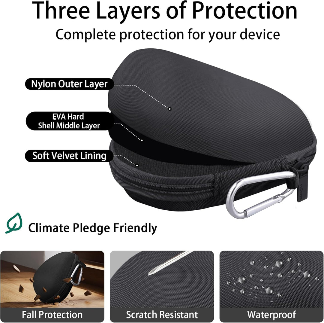 co2CREA Hart Schutz Hülle Etui Tasche für Logitech MX Master 4 /Master 3 /Master 3S Kabellose Maus,(