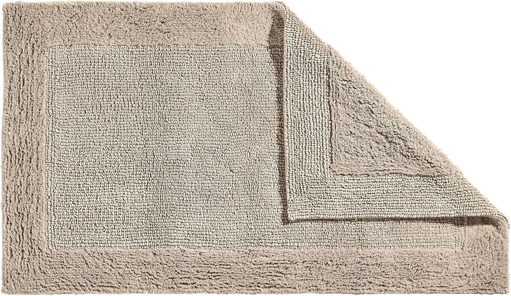 Erwin Müller Badematte, Badteppich Uni Serie Stuttgart Taupe Grösse 70x120 cm - extra dick, hohe Sau