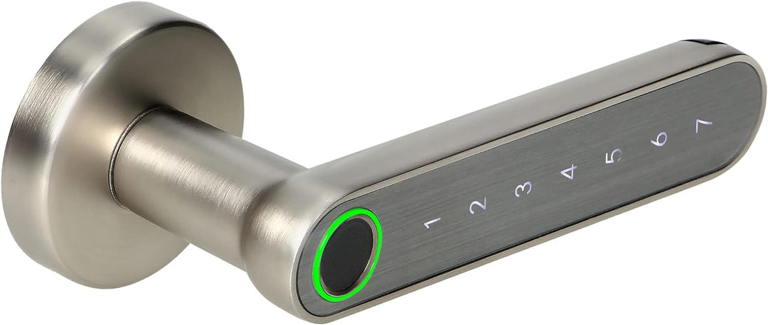 Miratic Elektronisches Türschloss mit Touch-Tastatur und Smart-Funktion - Fingerabdruckleser, Blueto