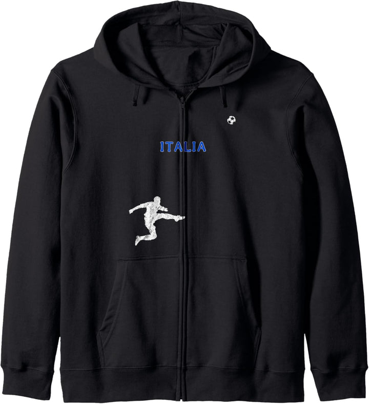 Fussball Italia Azzurri Kapuzenjacke