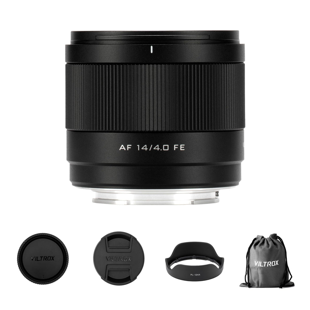 VILTROX 14mm f4.0 FE Objektiv für Sony E-Mount, Vollformat Grosse Blende Ultra-Weitwinkel Prime Obje