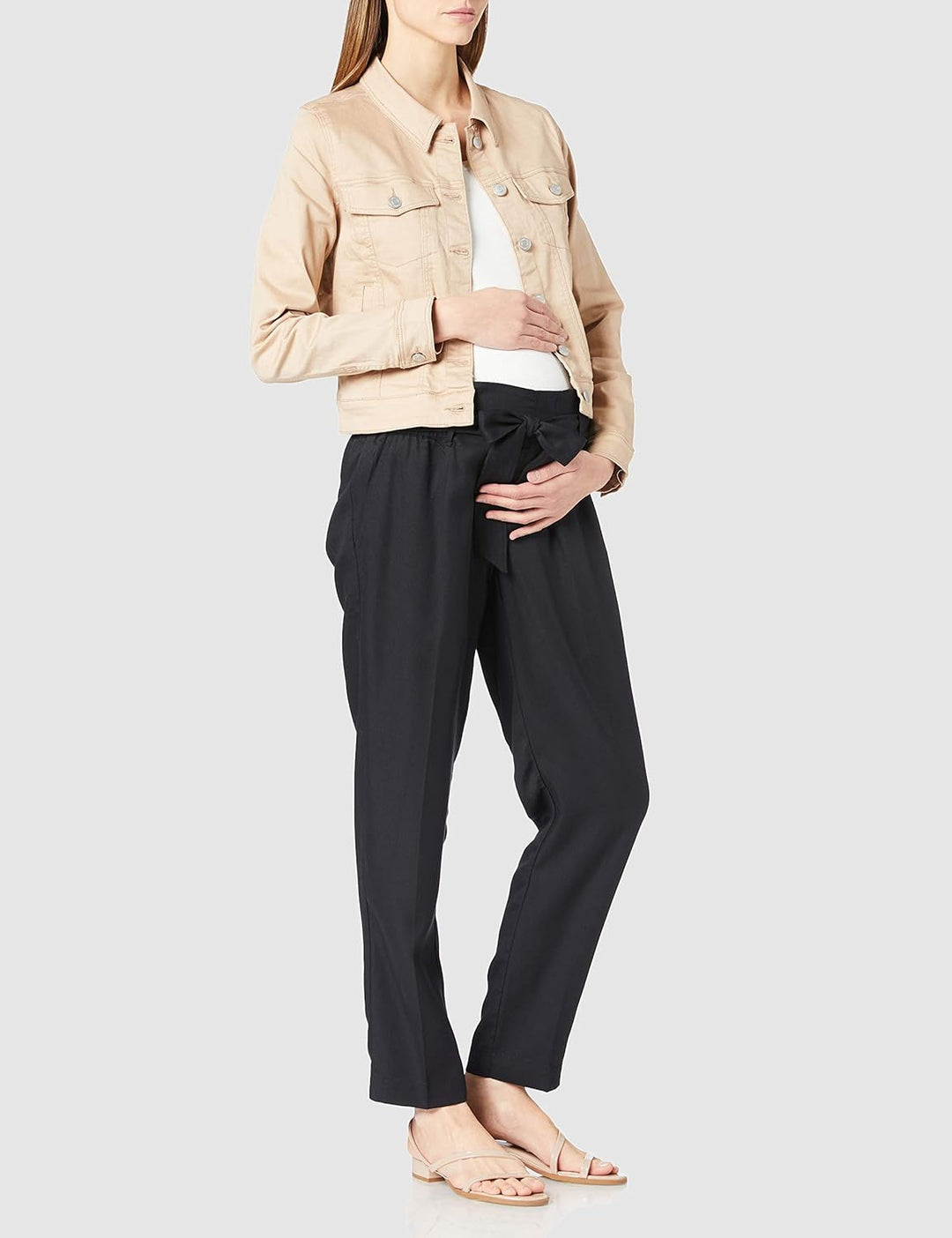 Noppies Damen Pants OTB Denver Hose L Black - P090, L Black - P090