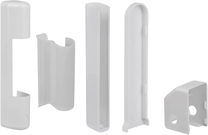 10 Stk. Roto NT PVC Fenster und PVC Kunststofftür Abdeckkappen Komplettset Weiss – Kappen nur für NT