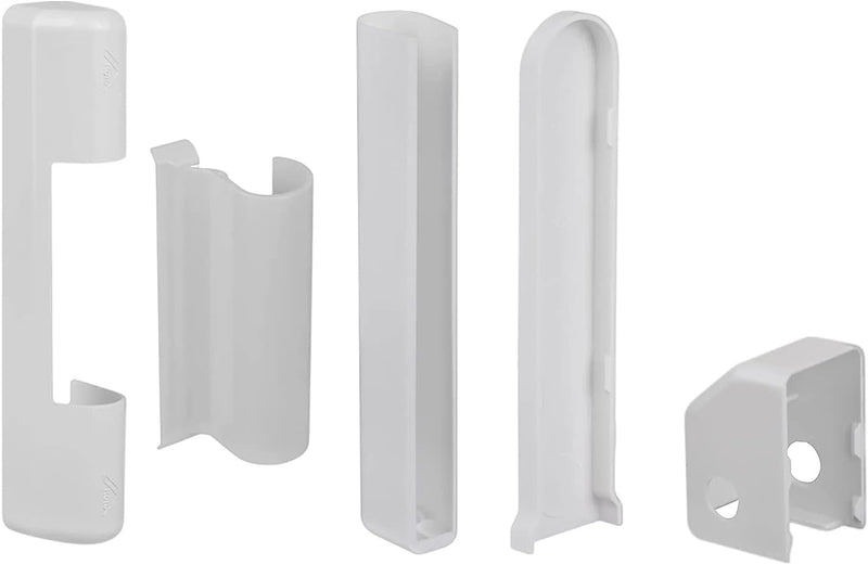 10 Stk. Roto NT PVC Fenster und PVC Kunststofftür Abdeckkappen Komplettset Weiss – Kappen nur für NT