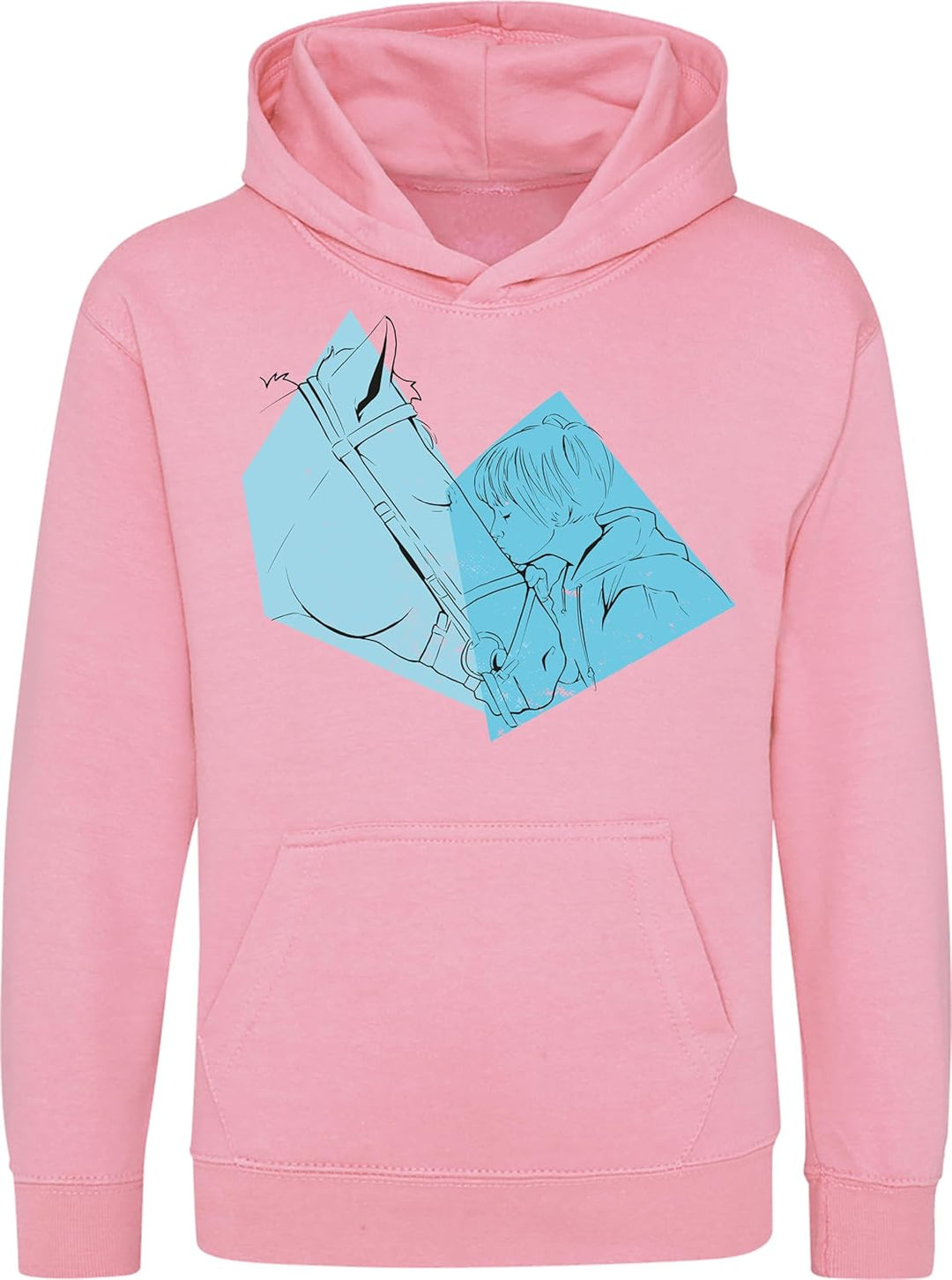 Pferde Pullover Mädchen : Pferde Liebe - Kapuzenpullover für Mädchen - Pferde Geschenk - Kinder Hood