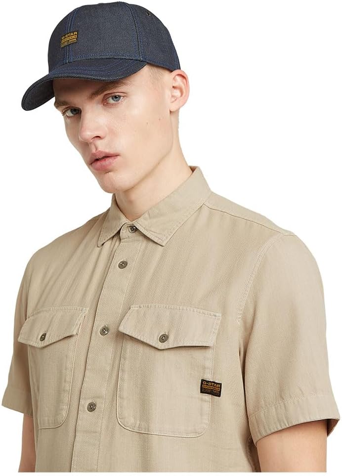 G-STAR Herren Marine Slim Long Sleeve Shirt XS Beige (Dk Brick Gd D19751-d454-d848), XS Beige (Dk Br