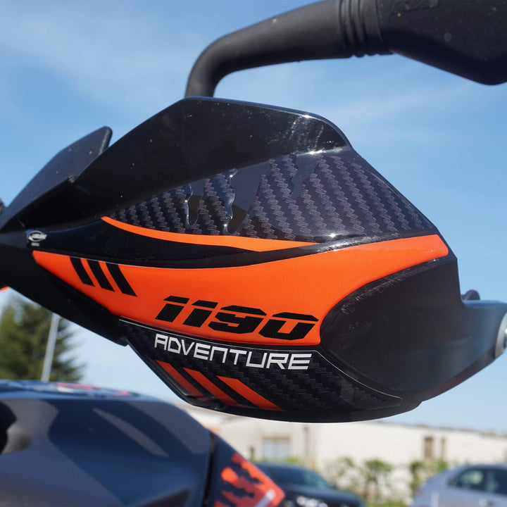 labelbike - 3D Handschutz Schutzaufkleber für Motorräder kompatibel mit KTM 1190 Adventure 2013-2016