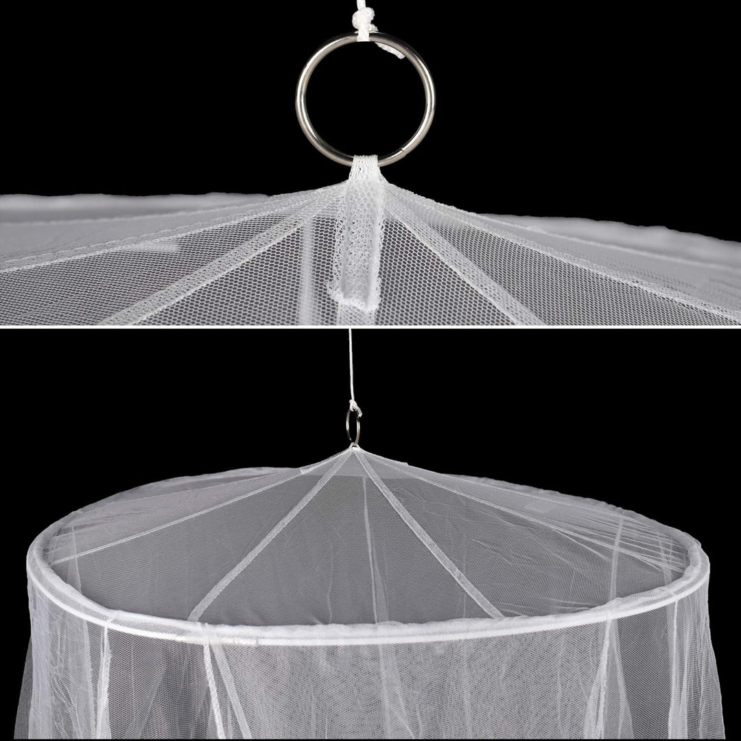 HAWK Moskitonetz • Doppelbett Einzelbett Baldachin Kinderzimmer • inkl. Befestigungs-Set und Kopfsch