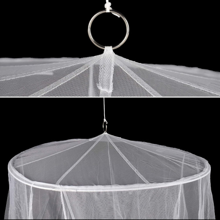HAWK Moskitonetz • Doppelbett Einzelbett Baldachin Kinderzimmer • inkl. Befestigungs-Set und Kopfsch