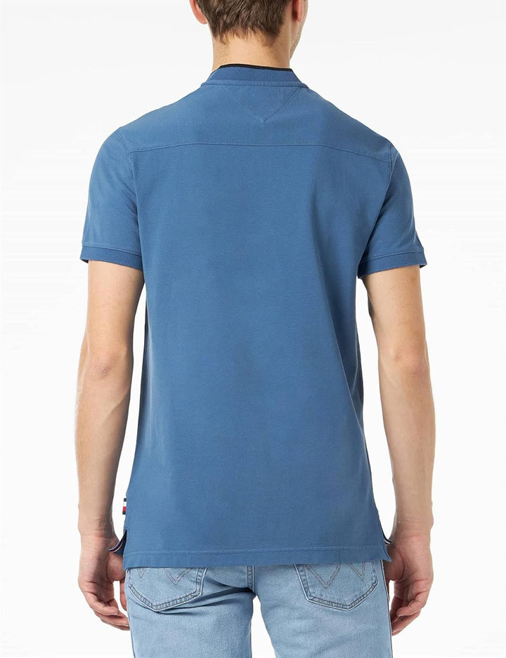 Tommy Hilfiger Herren Kurzarm Poloshirts XL Blau (Blue Coast), XL Blau (Blue Coast)
