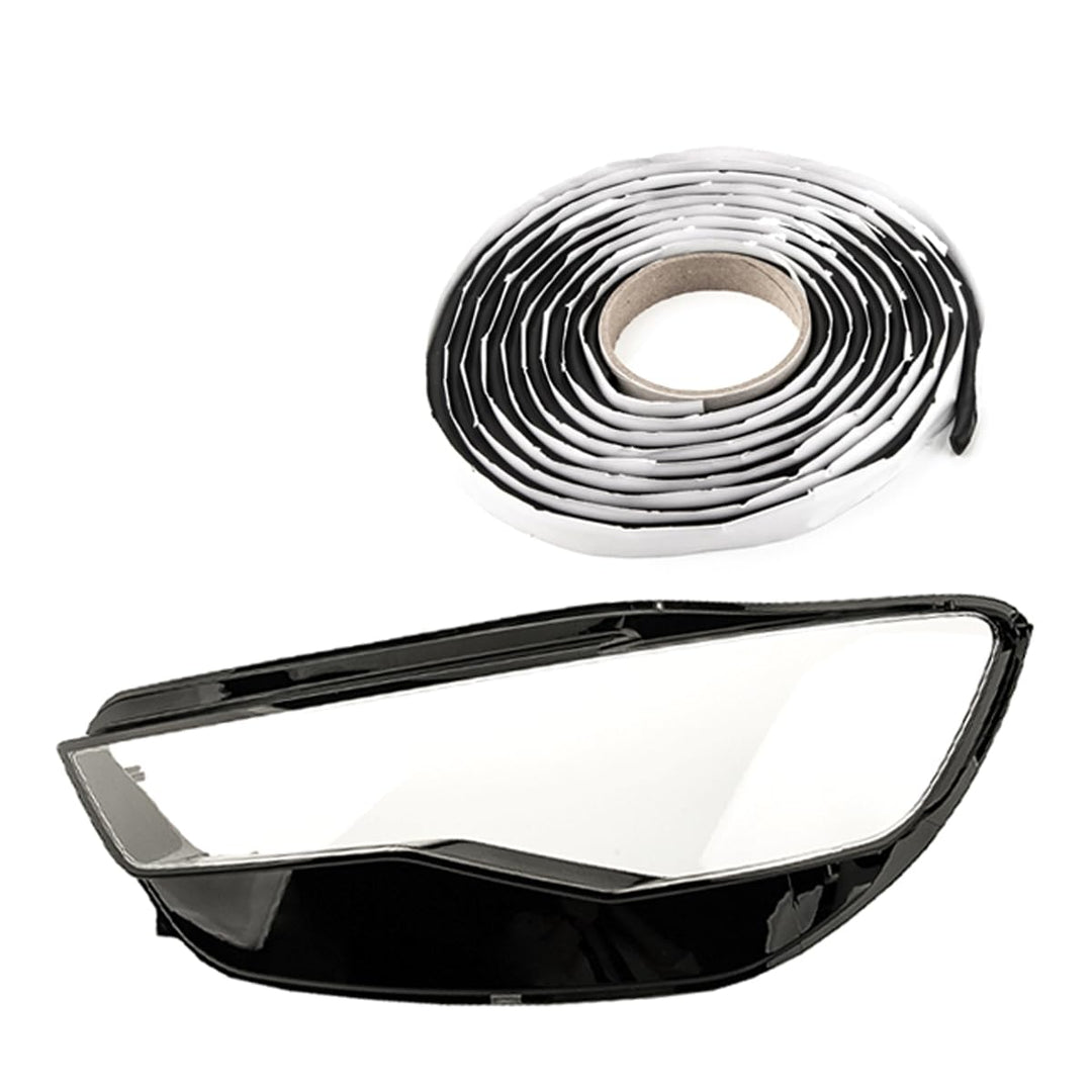 LST Scheinwerferglas Streuscheibe Frontscheinwerfer Glas Abdeckung links kompatibel mit Audi A6 4G C