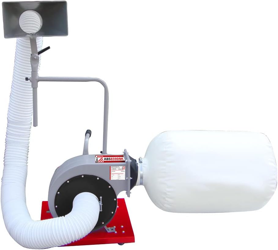Holzmann Maschinen ABS850DBK_230V Absaugsystem 56 Liter 750 Watt