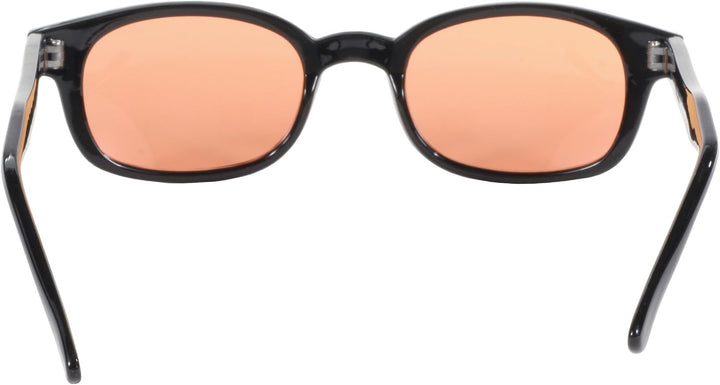 Original KD's Biker Sunglasses with Orange Lenses by Pacific Coast Sunglasses