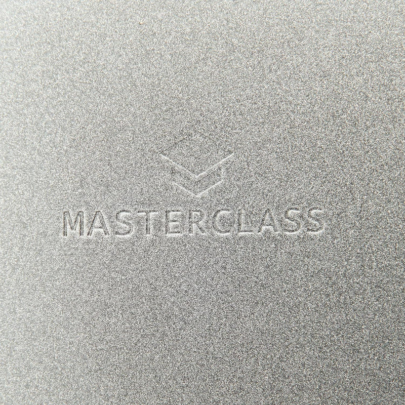 KitchenCraft MasterClass Wok, 2mm dicker Karbonstahl, Antihaftbeschichtung, Edelstahlgriff, Induktio
