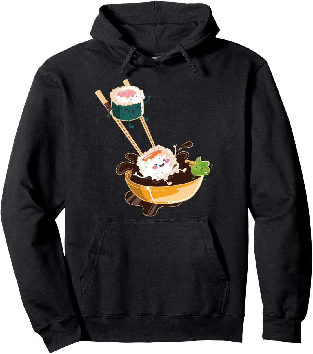 Sushi Anime I Japanisches Essen I Kawaii Sushi Pullover Hoodie
