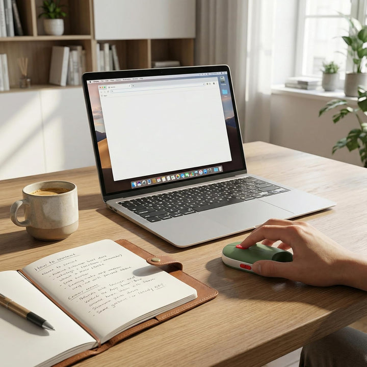 CSL - Wireless Maus mini Format – kabellos Bluetooth/Funk 2,4 GHz – Koppelung mit Zwei Geräten zugle