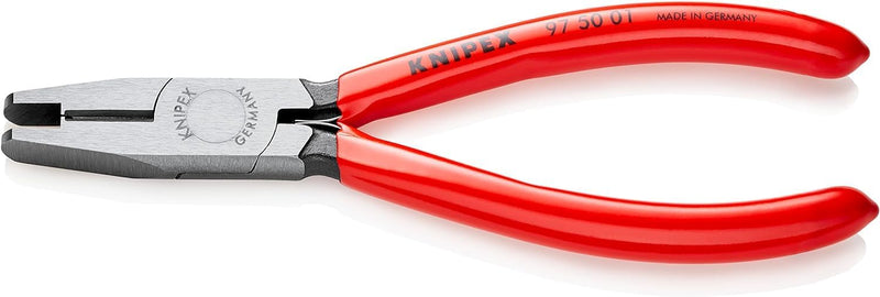 Knipex Crimpzange für Scotchlok™-Verbinder mit Schneiden mit Kunststoff überzogen 155 mm 97 50 01