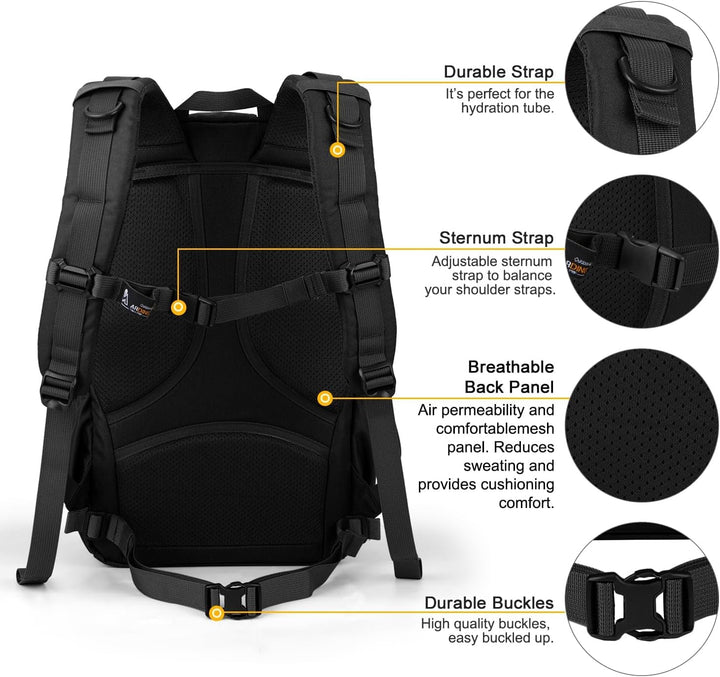 Mardingtop 28L/40L Militär Rucksack Wanderrucksäcke Trekkingrucksack Tactical Molle Rucksack für Cam