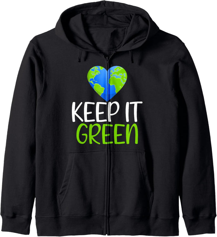 Keep It Green Wissenschaft Earth Day 2021 Kapuzenjacke