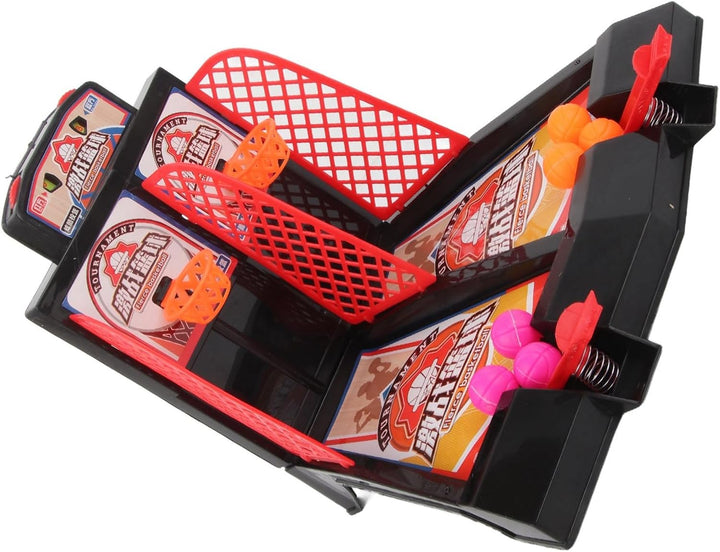 VGEBY Basketball Desktop Spielzeug, Kinder Basketball Tabletop Spiel Schiessen Katapult Spielzeug Se