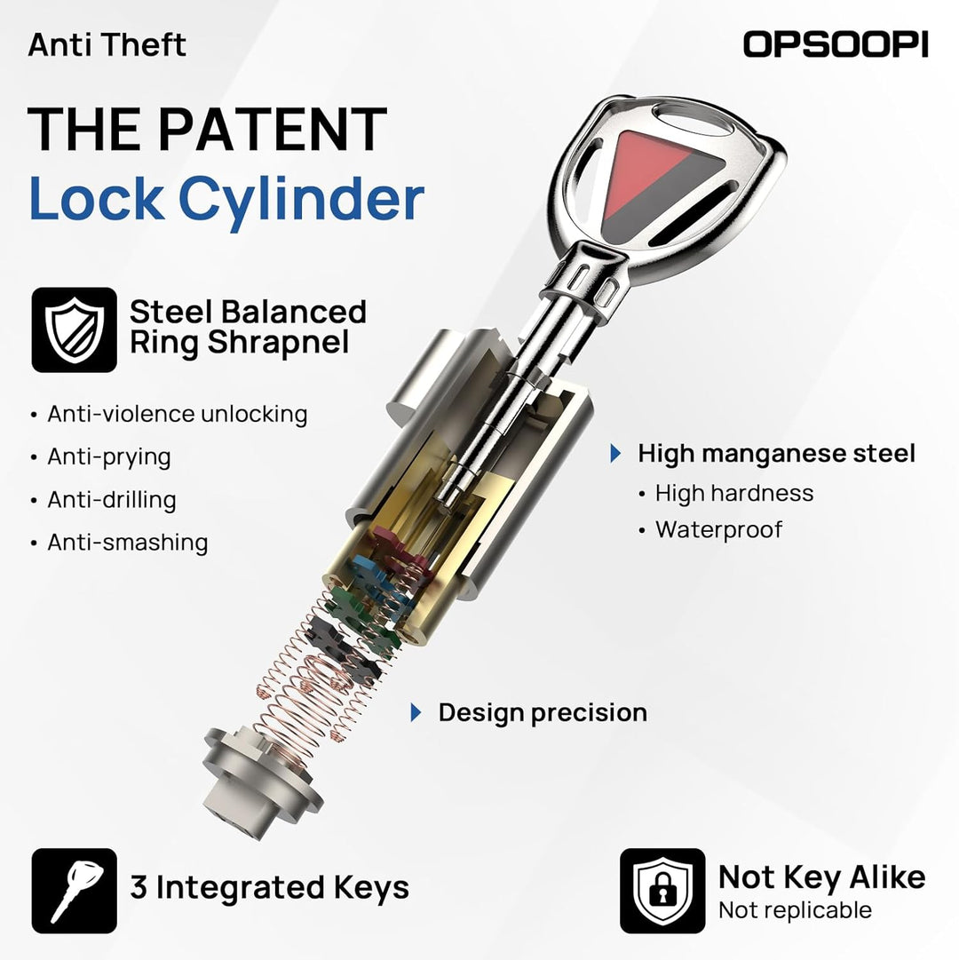 Boiarc Pedalschloss Diebstahlsicherung für Auto Bremse Kupplung, Auto-Bremssperre und Kupplungssperr