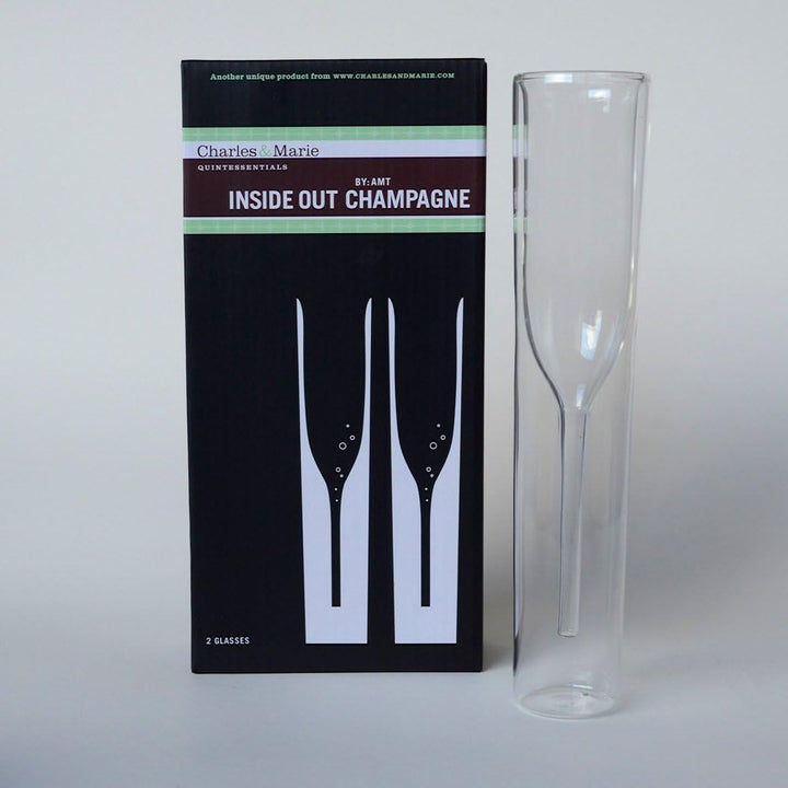 Charles and Marie | InsideOut-Collection | doppelwandige Design Champagner-Gläser | 2er-Geschenkset