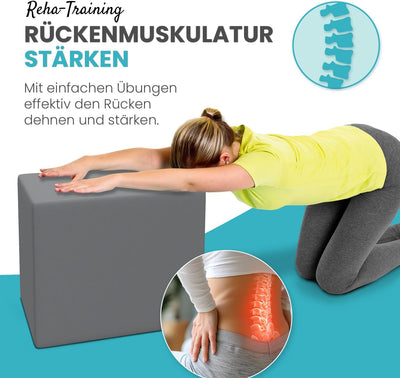 maxVitalis Orthopädischer Bandscheibenwürfel, Stufenlagerungswürfel zur orthopädischen Stufenlagerun