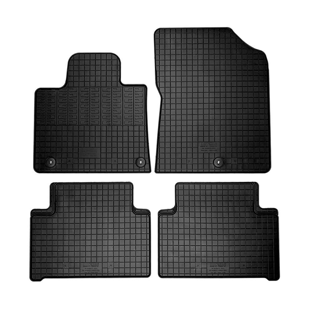 AUTO-STYLE Satz Gummimatten kompatibel mit Kia Sorento IV (MQ4) 2020- exkl. Hybrid (4-teilig + Monta