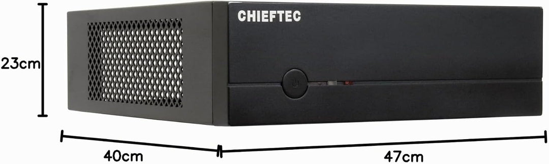Chieftec IX-01B-OP Compact Serie Mini-Tower PC-Gehäuse schwarz