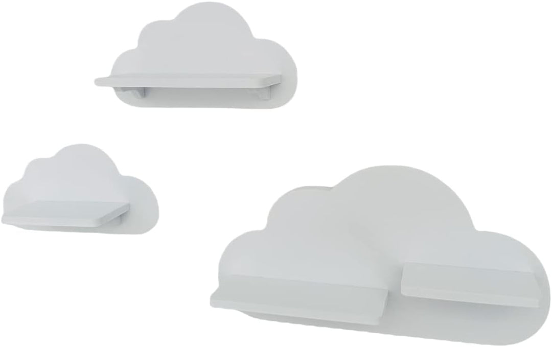 3er Wolken-Set Weiss passend/Kompatibel für Toniefiguren - Figuren halten auch Kopfüber