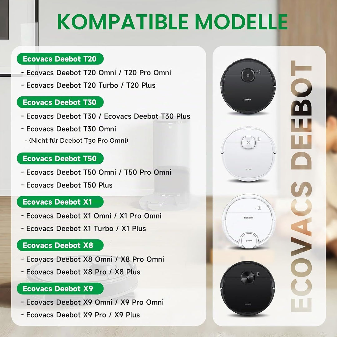 CITYORK 14.4V/ 6500mAh Ersatz Akku für Ecovacs Deebot T30/T30S T50/T50+ Omni/Plus/Pro, für Ecovacs D