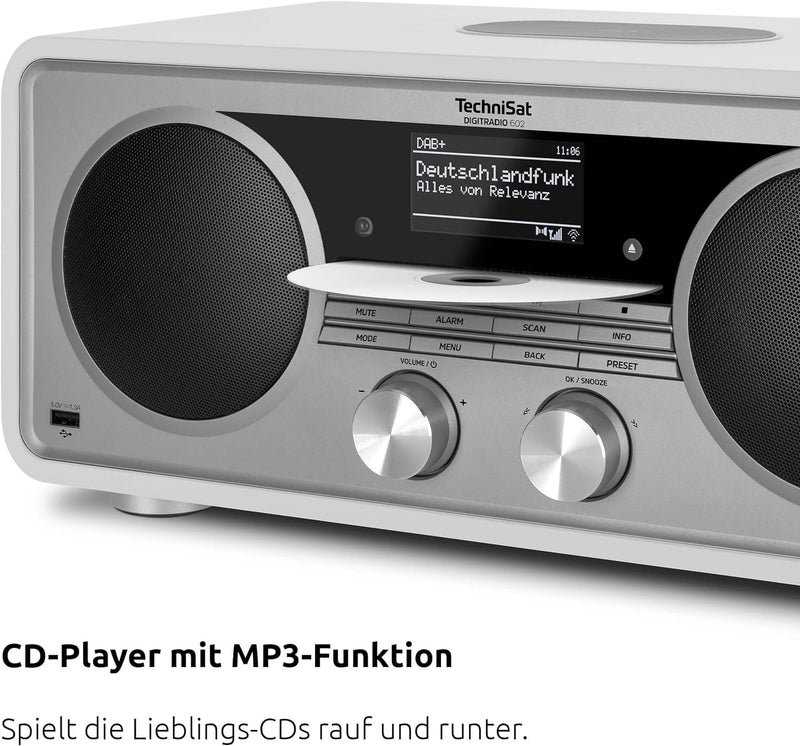 TechniSat DIGITRADIO 602 - Kompaktanlage mit 70 Watt 2.1 Lautsprechersystem (Stereo Musik-Center mit